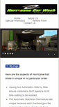 Mobile Screenshot of hurricanecarwashaz.com