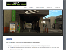 Tablet Screenshot of hurricanecarwashaz.com